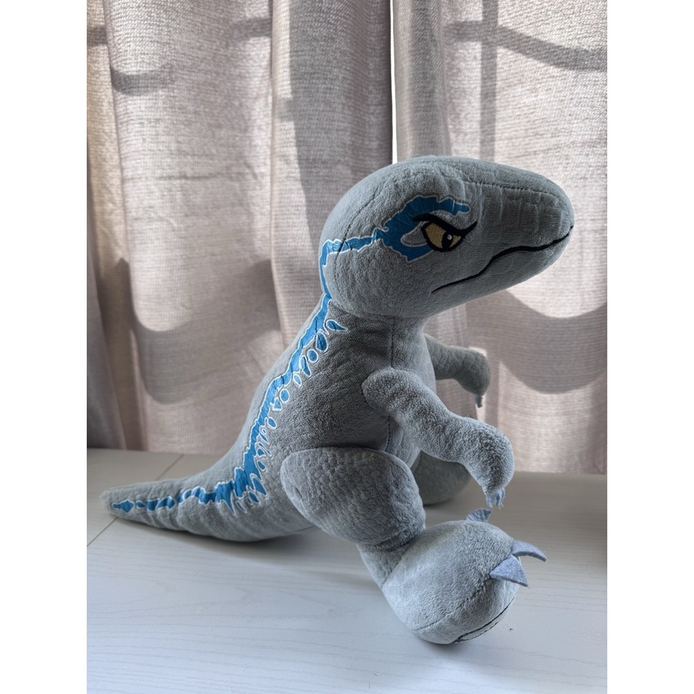 Jurassic World -‎ Blue Raptor 16" Plush - New With Tags Stuffed Dinosaur